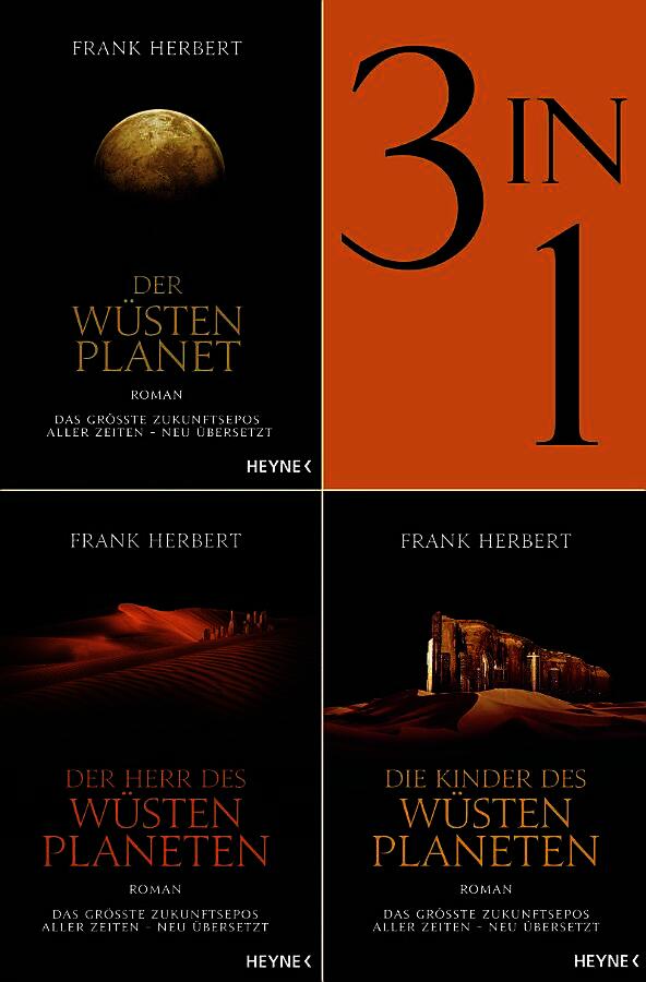 Der Wüstenplanet Band 1-3: Der Wüstenplanet / Der Herr des Wüstenplaneten / Die Kinder des Wüstenplaneten (3in1-Bundle)