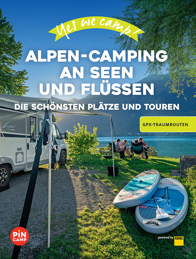 Alpen-Camping an Seen und Flüssen: Die schönsten Plätze am Wasser